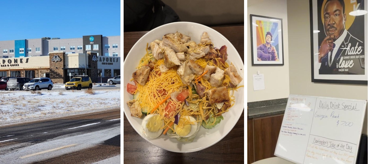 Capones Bar and Grill Menu